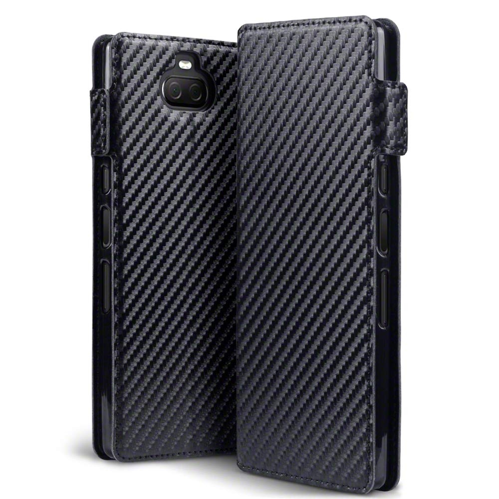 Terrapin Θήκη - Πορτοφόλι Sony Xperia 10 Plus - Carbon Fibre Black (117-005-655)
