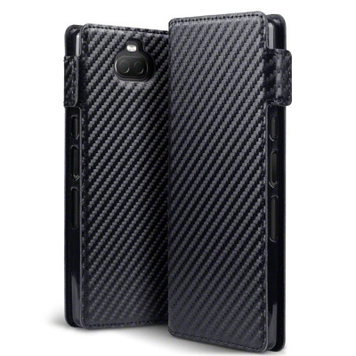 Terrapin Θήκη - Πορτοφόλι Sony Xperia 10 - Carbon Fibre Black (117-005-649)