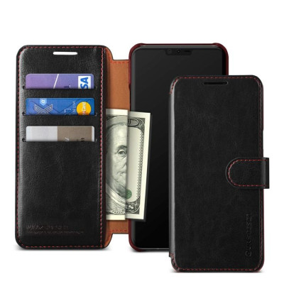 VRS Design Dandy Layered Θήκη - Πορτοφόλι LG V40 - Black (VRS-LGV40-LDD-BLK)