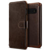 VRS Design Dandy Layered Θήκη - Πορτοφόλι Samsung Galaxy S10 - Dark Brown(VRS-GS10-LDD-CBR)