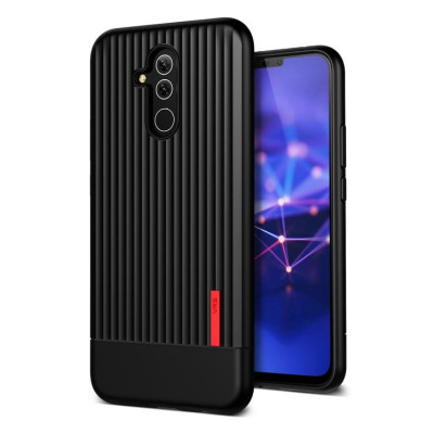 VRS Design Θήκη Single Fit Label Huawei Mate 20 lite - Black (VRS-HM20L-SFL-BLK)