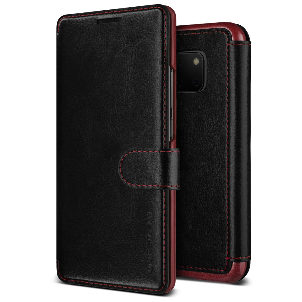 VRS Design Dandy Layered Θήκη - Πορτοφόλι Huawei Mate 20 Pro - Black (8809582396325)