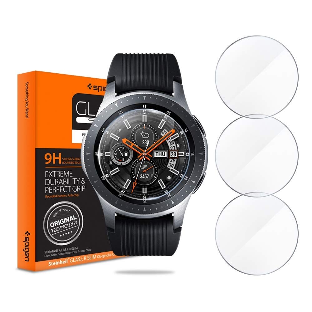 Spigen Αντιχαρακτικό Γυαλί Οθόνης Samsung Galaxy Watch 46mm - 3 Τμχ. (603GL25595)