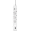 Xiaomi Mi Power Strip - Πολύπριζο 3 Θέσεων & 3 Θύρες USB - White (18082/00002865)
