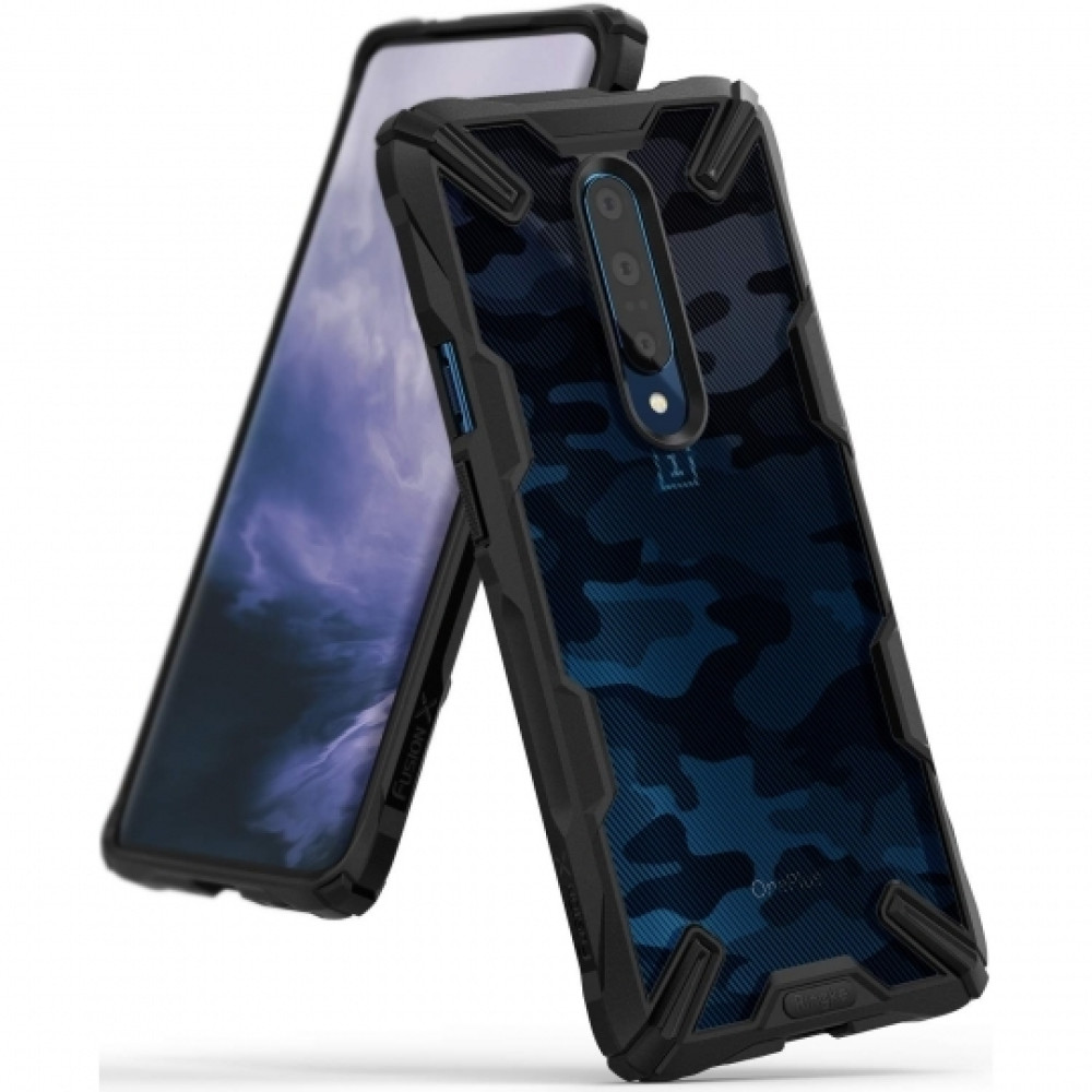 Ringke Fusion-X Θήκη OnePlus 7 Pro - Camo Black (49065)
