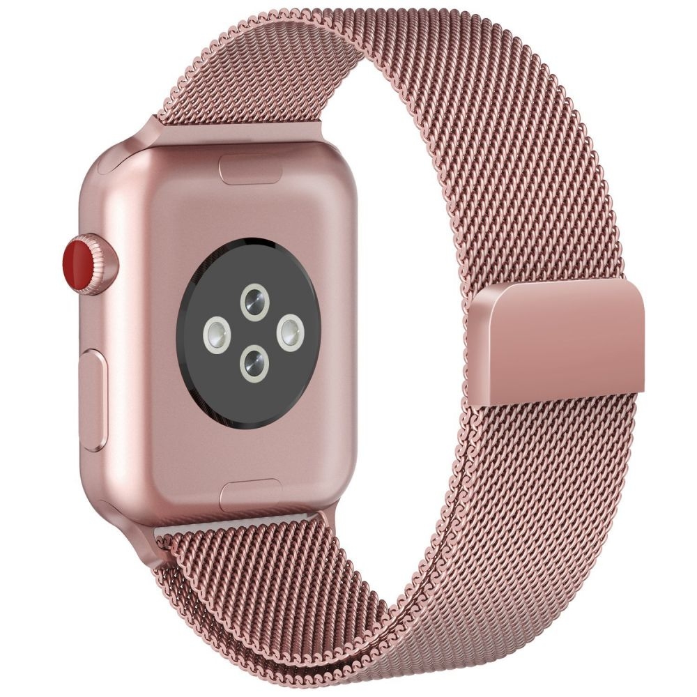 Ανταλλακτικό Λουράκι Milaneseband για Apple Watch SE/10/9/8/7/6/5/4 (42/41/40mm) - Rose Gold (49086) - OEM