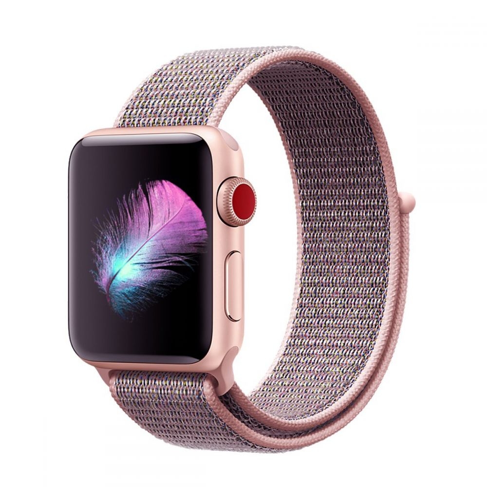 Ανταλλακτικό Λουράκι Milaneseband για Apple Watch SE/6/5/4/3 44/42mm - Pink Sand (49088) - OEM