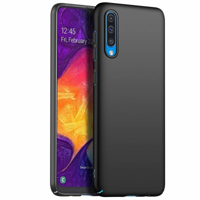 MSVII Super Slim Σκληρή Θήκη PC Samsung Galaxy A50 -  Black (AI2-04)