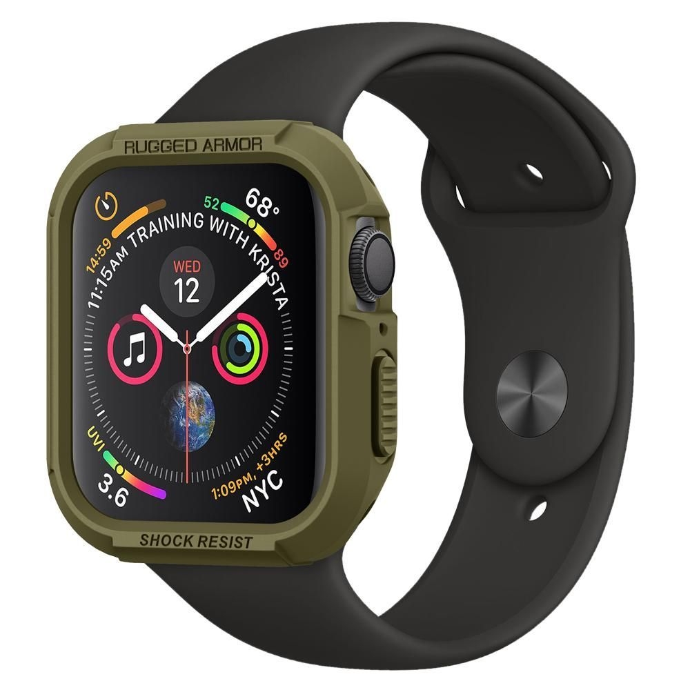 Spigen Θήκη Rugged Armor Apple Watch Series SE/8/7/6/5/4 (45/44mm) - Olive Green (062CS26015)