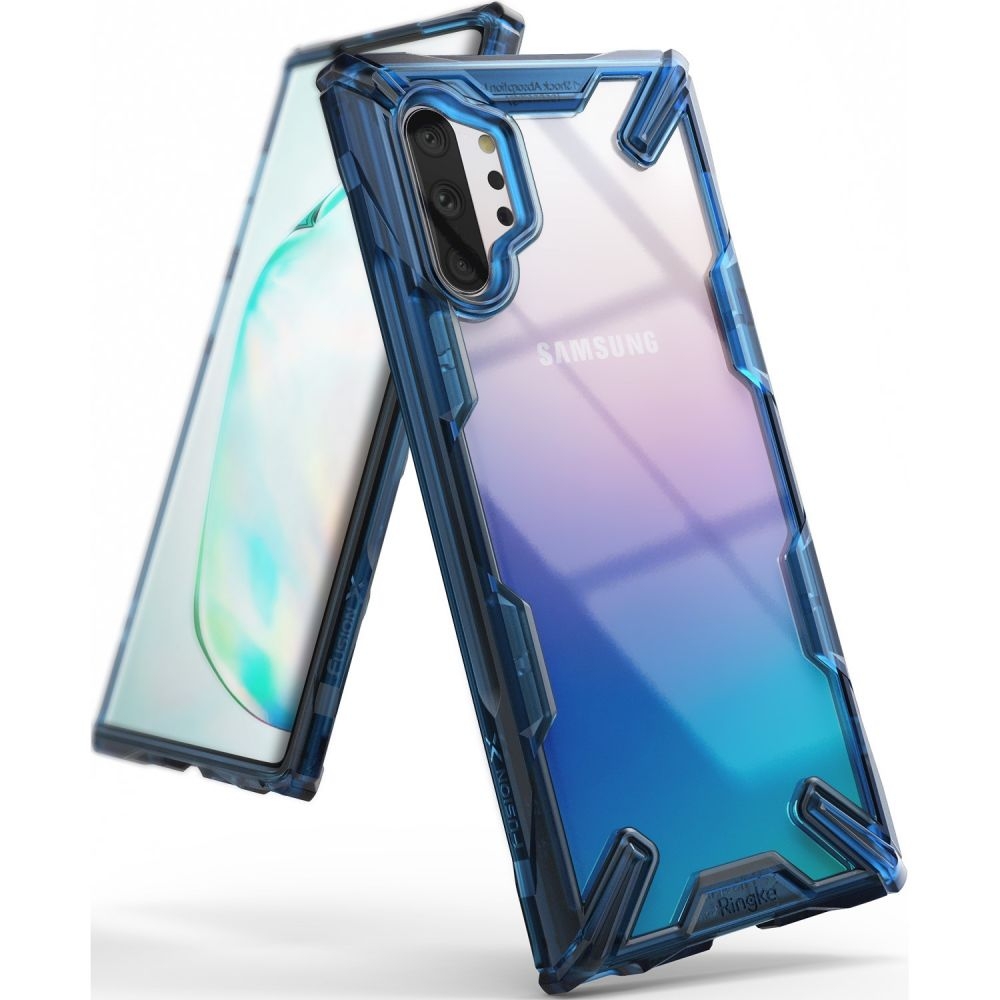 Ringke Fusion-X Θήκη Samsung Galaxy Note 10 Plus - Blue / Transparent (51634)