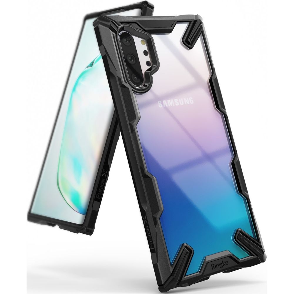 Ringke Fusion-X Θήκη Samsung Galaxy Note 10 Plus - Black / Transparent (51643)
