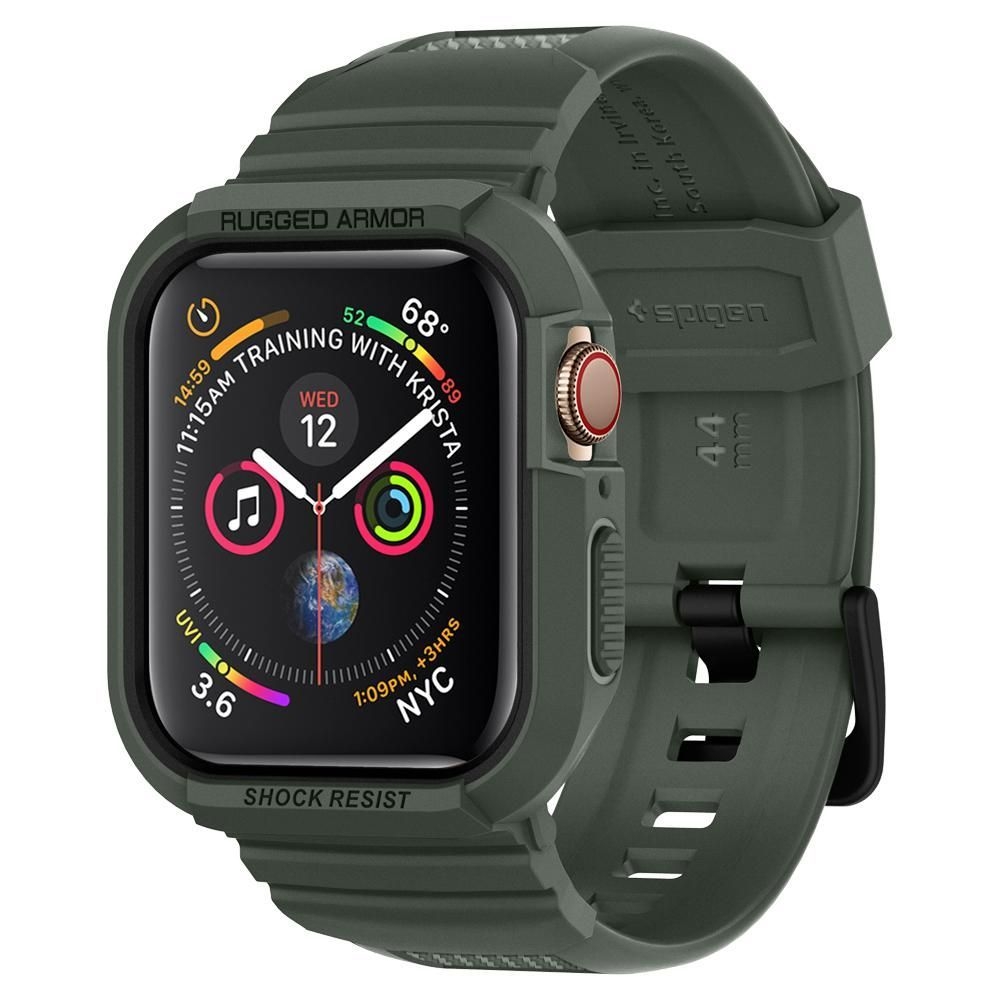 Spigen Θήκη Rugged Armor Pro Apple Watch Series SE/9/8/7/6/5/4 (45/44mm) - Military Green (062CS26016)