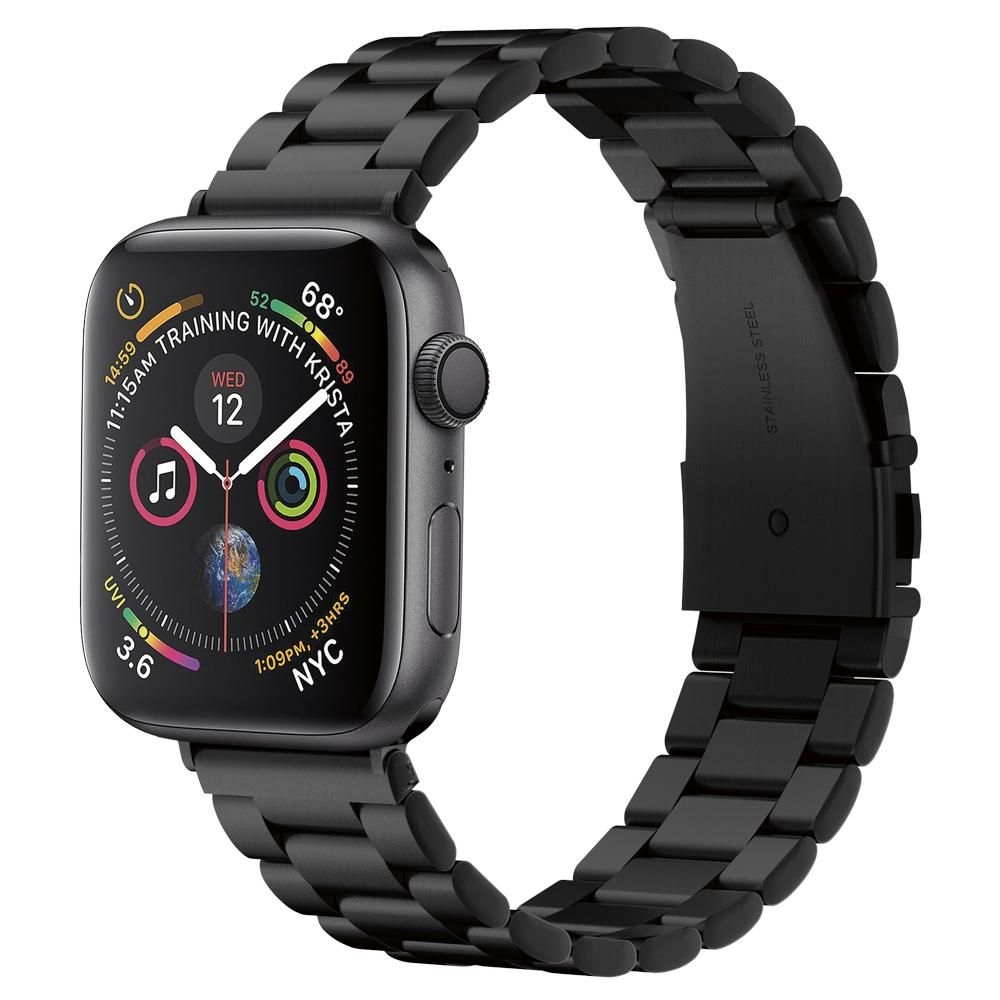 Spigen Modern Fit Μεταλλικό Λουράκι Apple Watch Ultra/SE/11/10/9/8/7/6/5/4 (49/46/45/44mm) - Black (062MP25403)