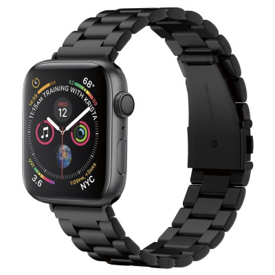 Spigen Modern Fit Μεταλλικό Λουράκι Apple Watch Ultra/SE/11/10/9/8/7/6/5/4 (49/46/45/44mm) - Black (062MP25403)