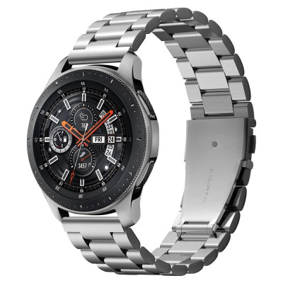 Spigen Modern Fit Μεταλλικό Λουράκι (22mm) Galaxy Watch 46mm - Silver (600WB24981)