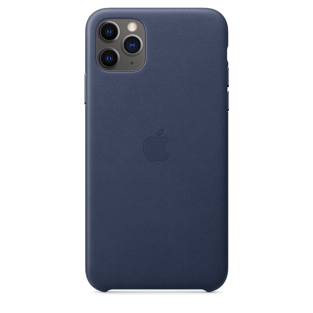 Official Apple Δερμάτινη Θήκη iPhone 11 Pro Max - Midnight Blue (MX0G2ZM/A)
