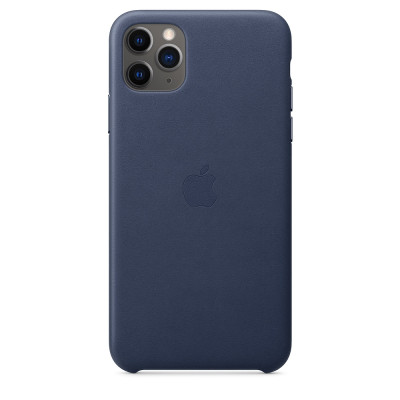 Official Apple Δερμάτινη Θήκη iPhone 11 Pro Max - Midnight Blue (MX0G2ZM/A)