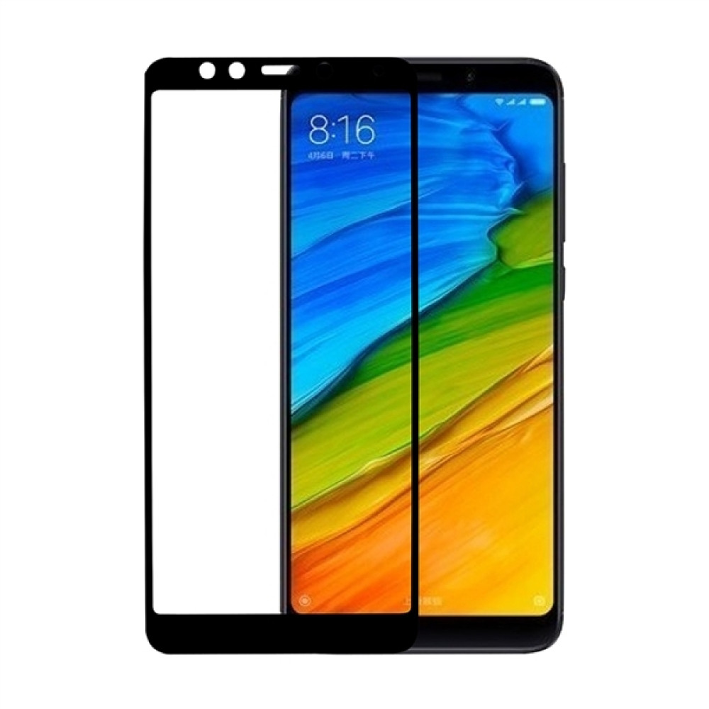 RedShield Tempered Glass - Fullface Αντιχαρακτικό Γυαλί Οθόνης Xiaomi Redmi 5 - Black (RSHITEMP10BK)