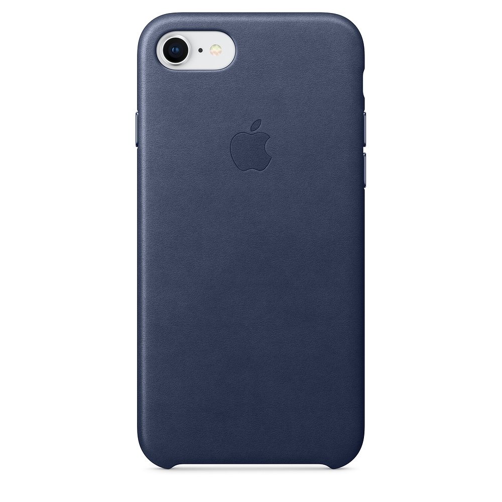 Official Apple Δερμάτινη Θήκη iPhone 7 / 8 - Midnight Blue (MQH82ZM/A)