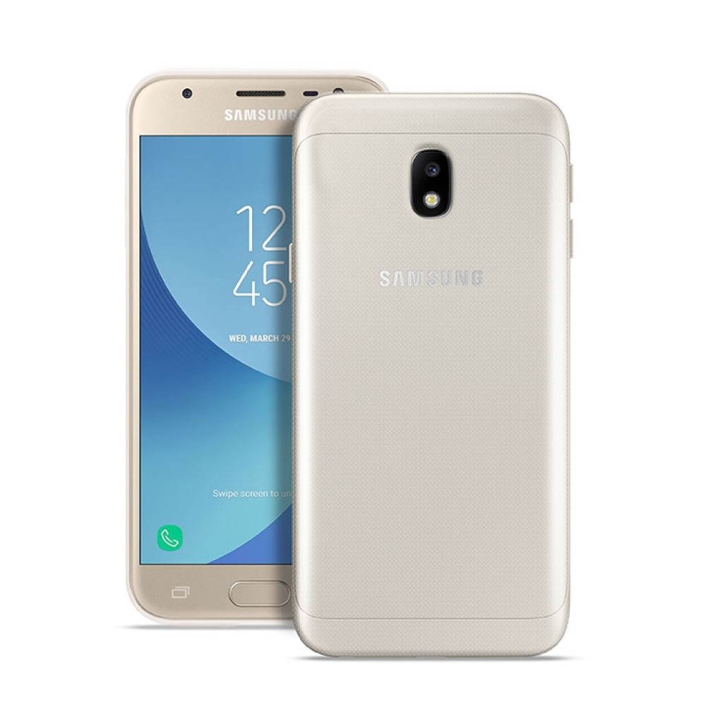 Puro Ultra Slim Θήκη Σιλικόνης Samsung Galaxy J3 2017 - Transparent (SGGJ31703NUDE-TR)