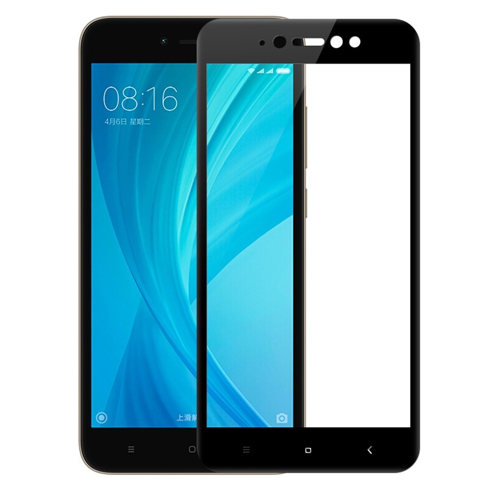 RedShield Tempered Glass - Fullface Αντιχαρακτικό Γυαλί Οθόνης Xiaomi Redmi Note 5A - Black (RSHITEMP17BK)