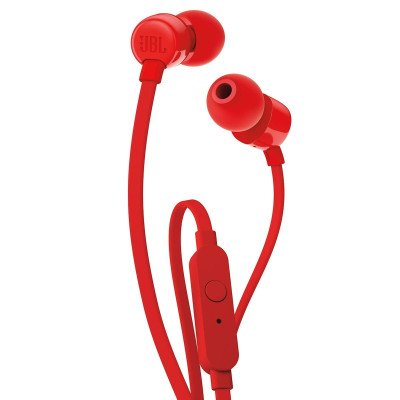 JBL Tune 110 Handsfree Ακουστικά - Red (JBLT110RED)