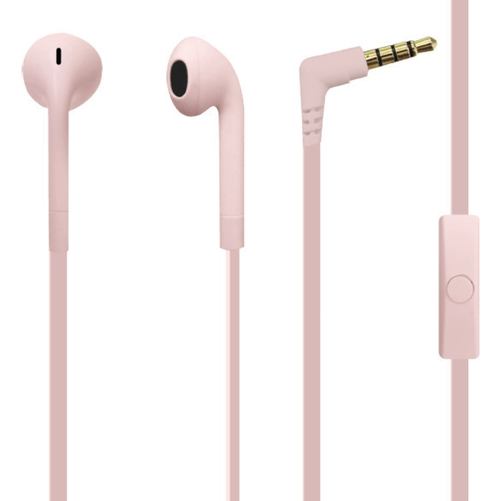Puro Icon Earphones Handsfree Ακουστικά - Rose (IPHF27ICON-ROSE)