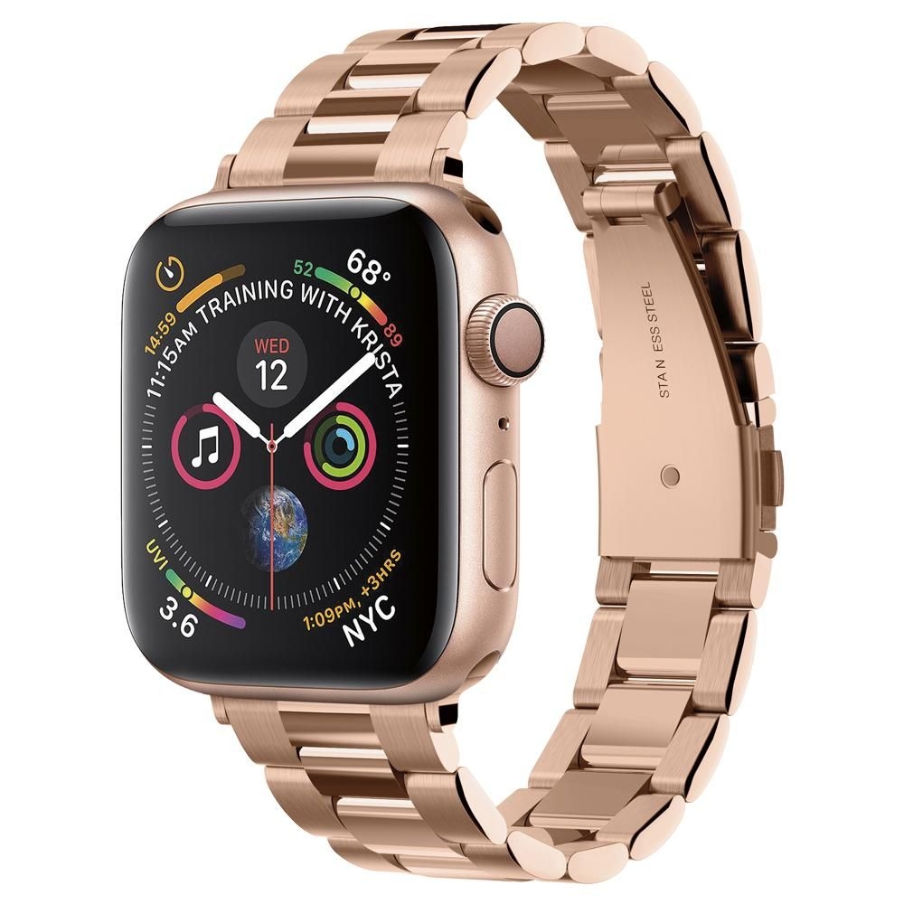 Spigen Modern Fit Μεταλλικό Λουράκι Apple Watch SE/11/10/9/8/7/6/5/4 (42/41/40mm) - Rose Gold (061MP25944)