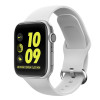 Ανταλλακτικό Λουράκι Σιλικόνης Apple Watch 5/4/3/2/1 (40/38mm) - OEM  - White (60565)