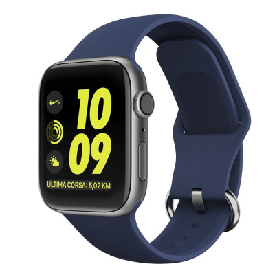 Ανταλλακτικό Λουράκι Σιλικόνης Apple Watch 5/4/3/2/1 (40/38mm) - OEM  - Blue (60569)