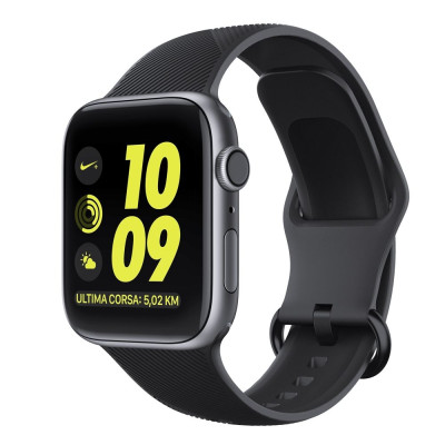 Ανταλλακτικό Λουράκι Σιλικόνης Apple Watch 5/4/3/2/1 (40/38mm) - OEM  - Obliq (60570)