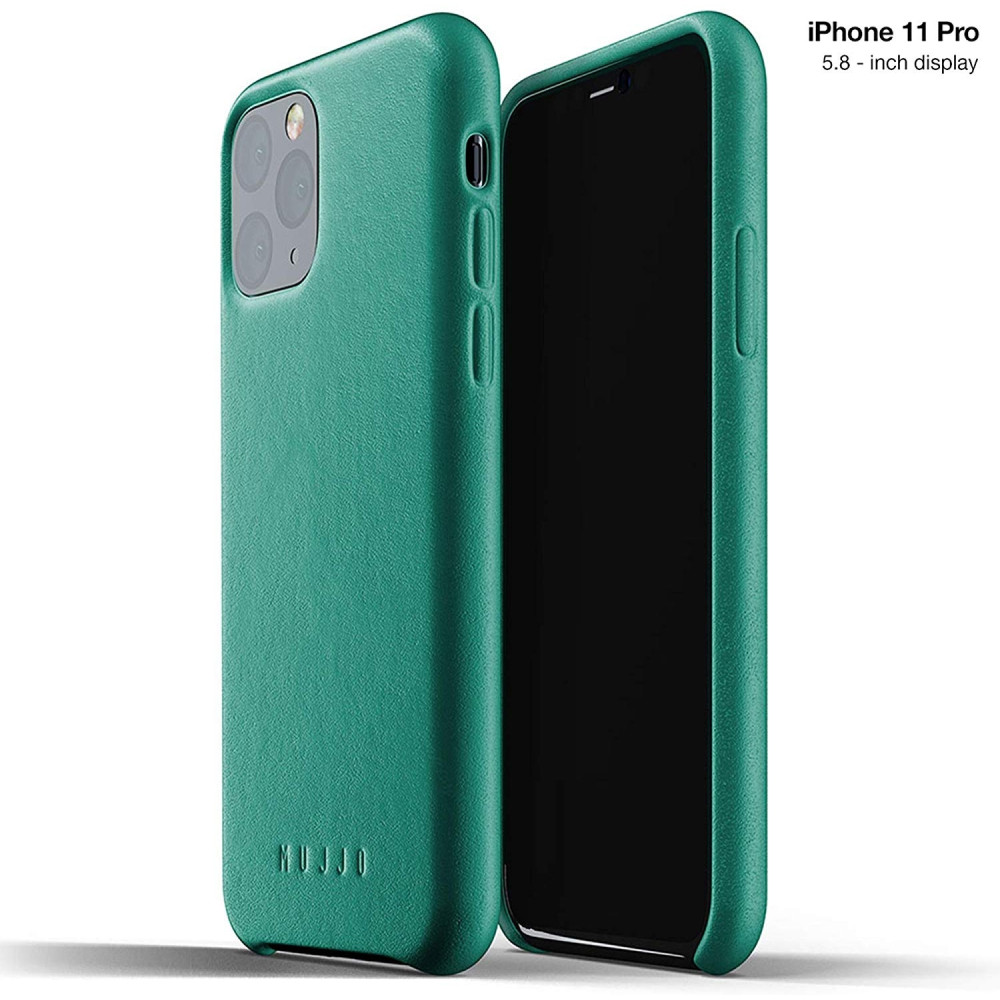 MUJJO Full Leather Case - Δερμάτινη Θήκη iPhone 11 Pro - Alpine Green (MUJJO-CL-001-GR)