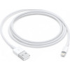 Apple Καλώδιο Φόρτισης και Μεταφοράς Δεδομένων USB σε Lightning 1m - White (MXLY2ZM/A)