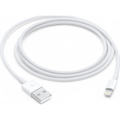 Apple Καλώδιο Φόρτισης και Μεταφοράς Δεδομένων USB σε Lightning 1m - White (MXLY2ZM/A)