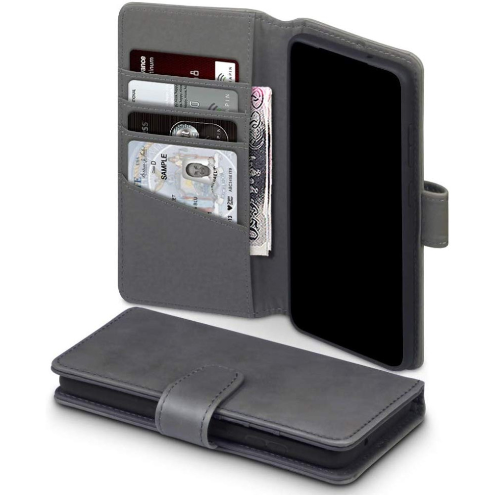 Terrapin Δερμάτινη Θήκη - Πορτοφόλι Samsung Galaxy S20 - Grey (117-002a-226)