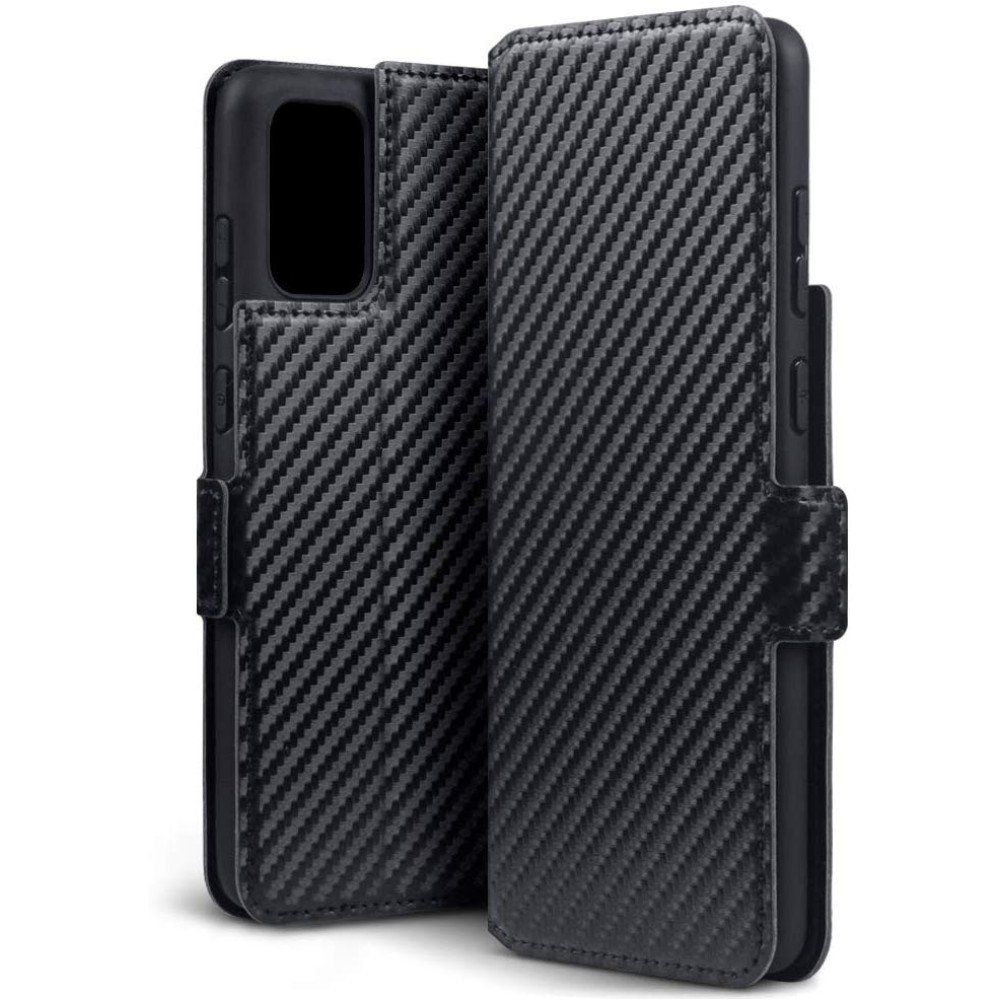 Terrapin Low Profile Θήκη - Πορτοφόλι Carbon Fibre Samsung Galaxy S20 Plus - Black (117-002a-244)