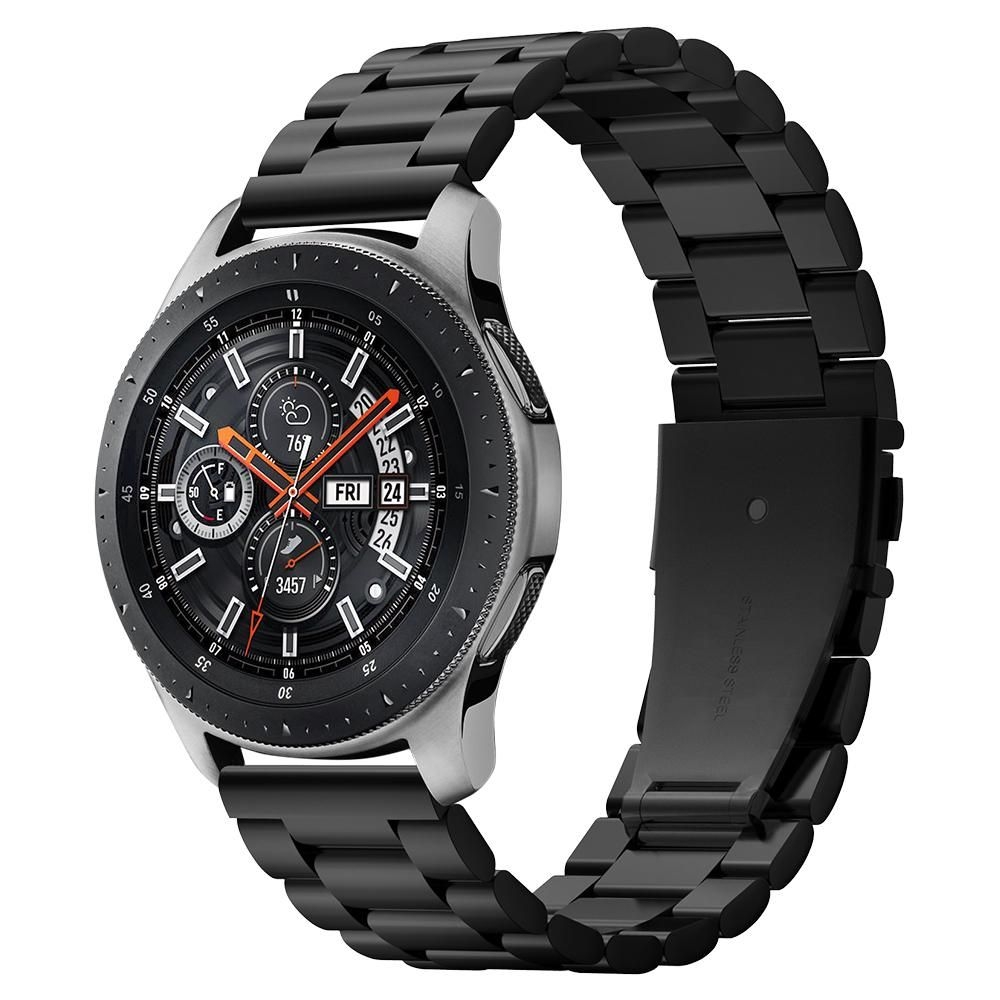 Spigen Modern Fit Μεταλλικό Λουράκι (22mm) Galaxy Watch 46mm - Black (600WB24983)