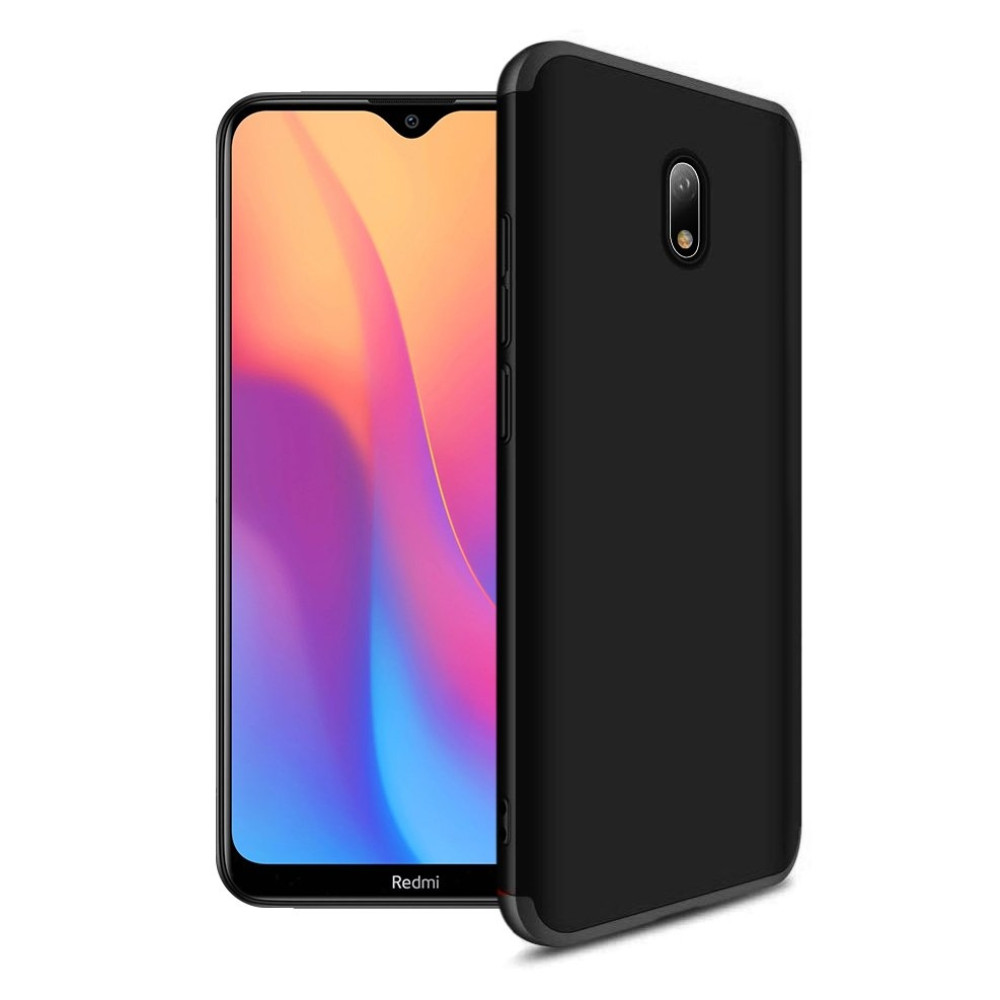 GKK Θήκη Hybrid Full Body 360° Xiaomi Redmi 8A - Black (7426825377319)