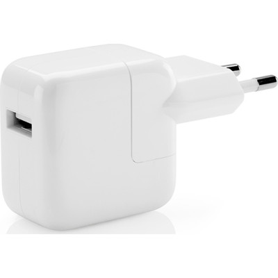 Official Apple Αντάπτορας Τοίχου με 1 x USB 2.4 A - 12W - White (MD836ZM/A)