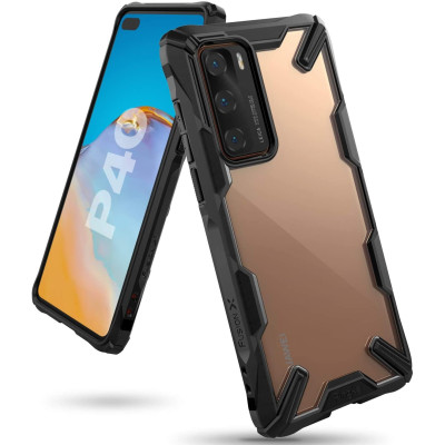 Ringke Fusion X Θήκη Σιλικόνης Huawei P40 - Black (63882)