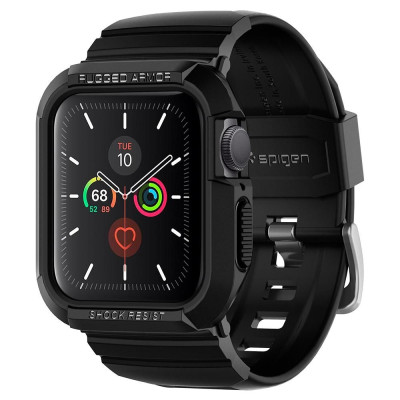 Spigen Θήκη Rugged Armor Pro Apple Watch SE/9/8/7/6/5/4 (41/40mm) - Black (ACS00546)