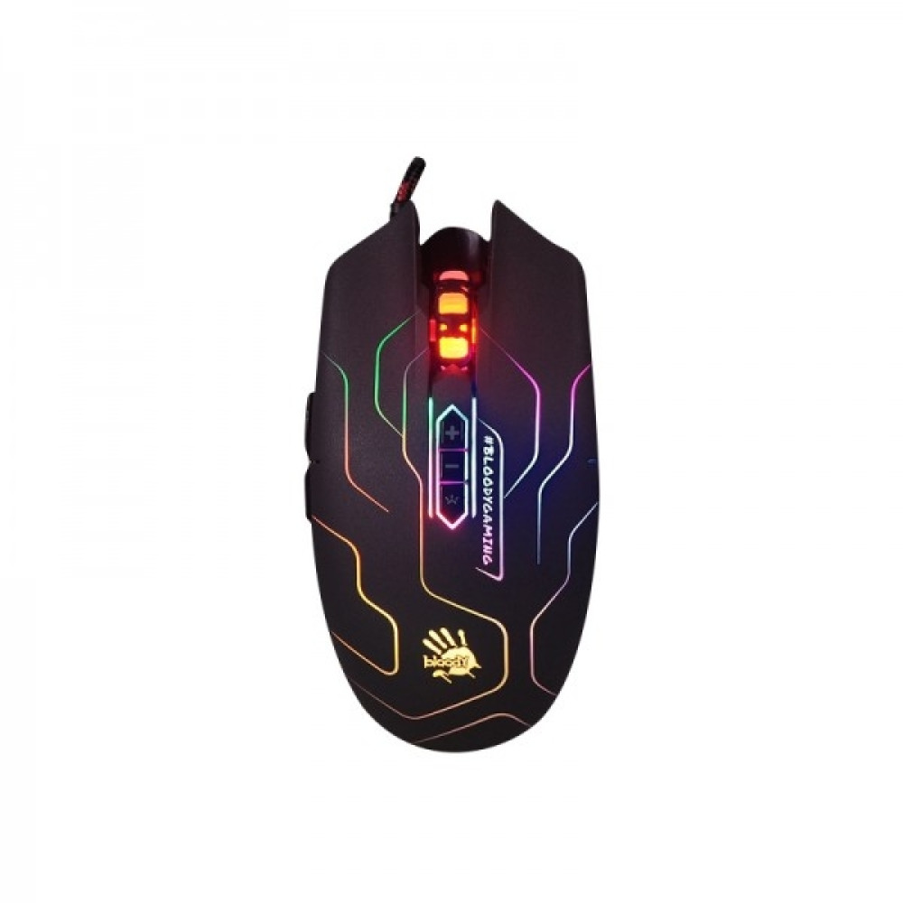 Bloody Q80 Neon XGlide USB Gaming Mouse - Maze (Q80MAZEUSB)