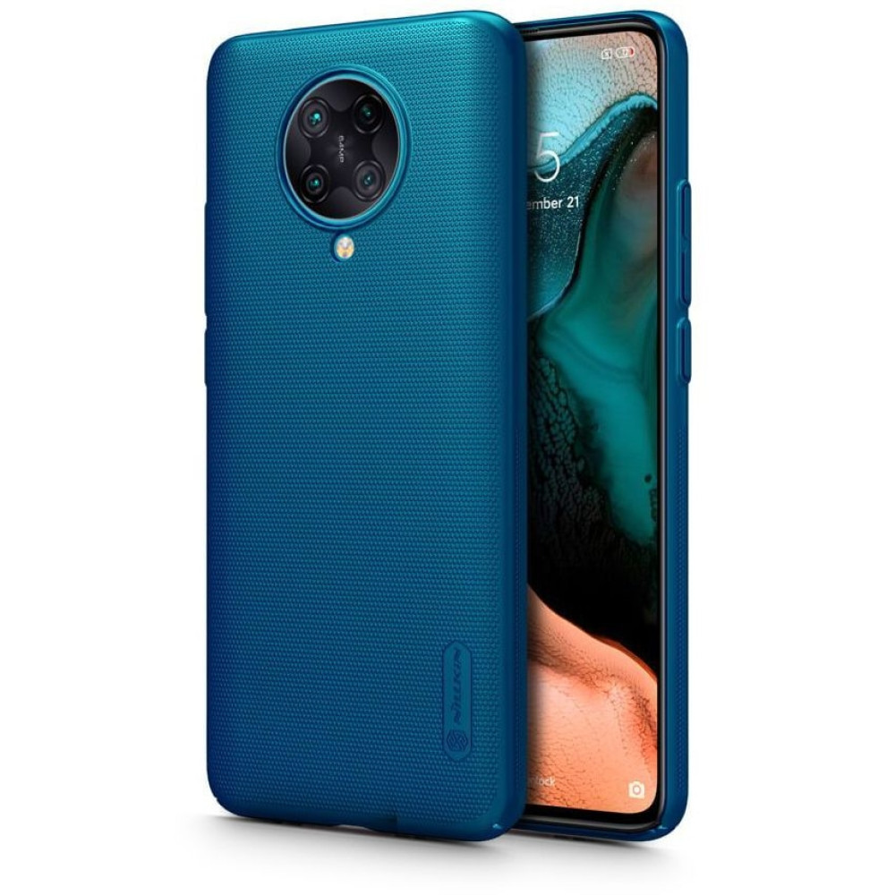 Nillkin Θήκη Super Frosted Shield Xiaomi Poco F2 Pro & Kickstand - Blue (66363)