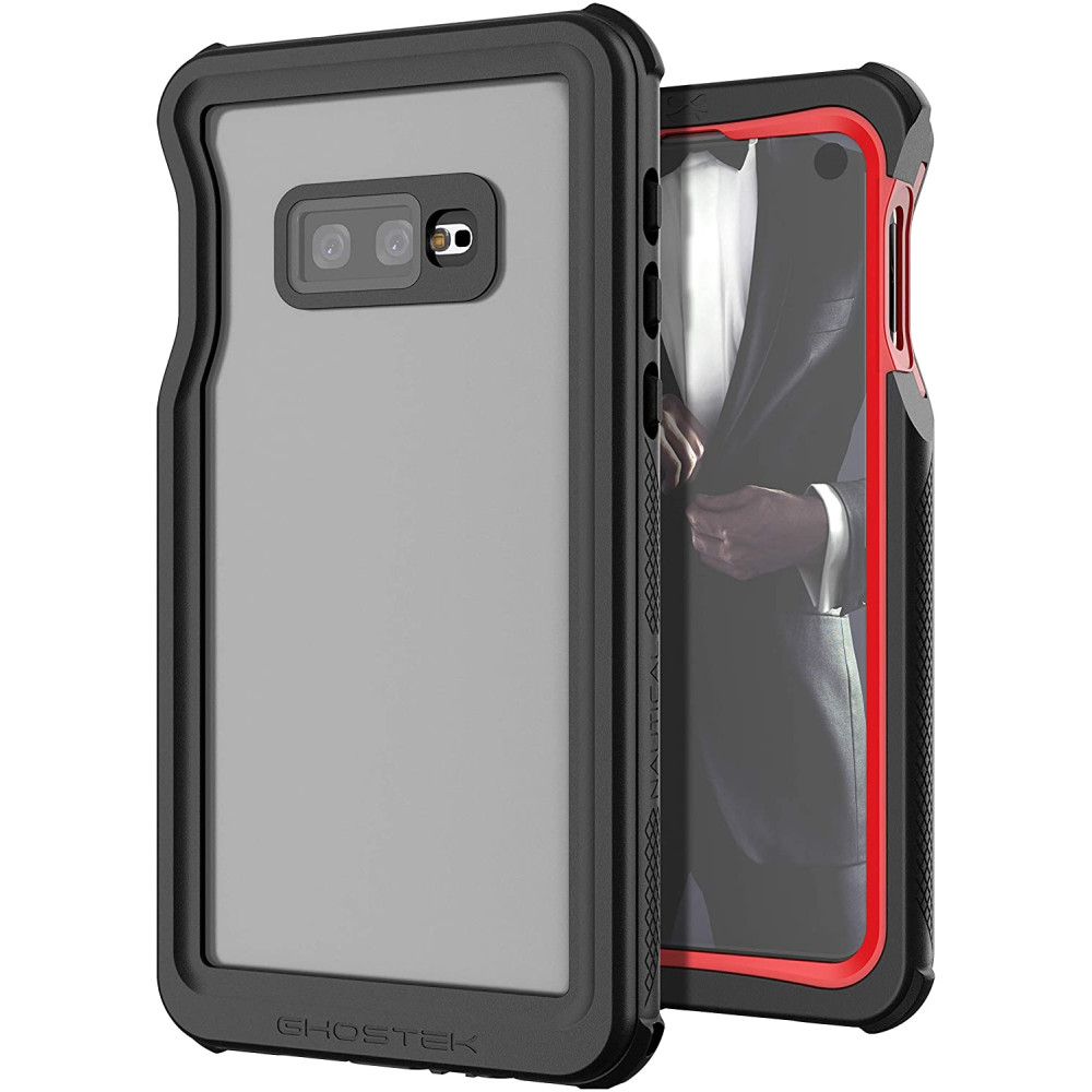 Ghostek Nautical 2 Αδιάβροχη Θήκη Samsung Galaxy S10e - Red / Black (GHOCAS2111)
