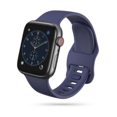 Tech-Protect Ανταλλακτικό Λουράκι Σιλικόνης Iconband Apple Watch 5/4/3/2/1 (40/38mm) - Navy (66858)