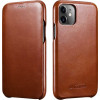 iCarer Vintage Curved Edge Folio - Δερμάτινη Θήκη iPhone 11 - Brown (RIX1102-BN)