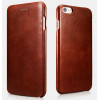 iCarer Vintage Series Curved Edge - Δερμάτινη Θήκη iPhone 6S / 6 - Brown (RIP622-BN)