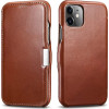 iCarer Vintage Series Side-Open Δερμάτινη Θήκη iPhone 11 - Brown (RIX1108-BN)
