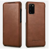 iCarer Vintage Series Curved Edge - Δερμάτινη Θήκη Samsung Galaxy S20 - Brown (RS992012-BN)