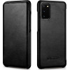 iCarer Vintage Series Curved Edge - Δερμάτινη Θήκη Samsung Galaxy S20 - Black (RS992012-BK)
